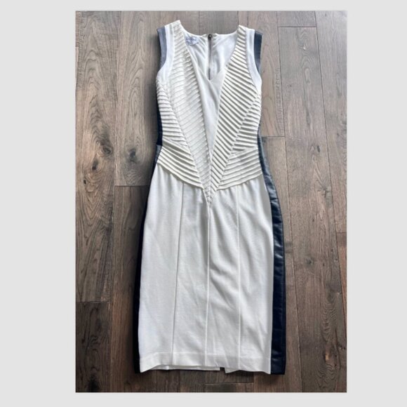 Bebe White Sheath Cocktail Dress Faux Leather Trim Size 2 Pleated is  available for purchase on au PAY Market - Imported Goods Online Store  Co.Ltd. | au PAY Market - Online Shopping Site